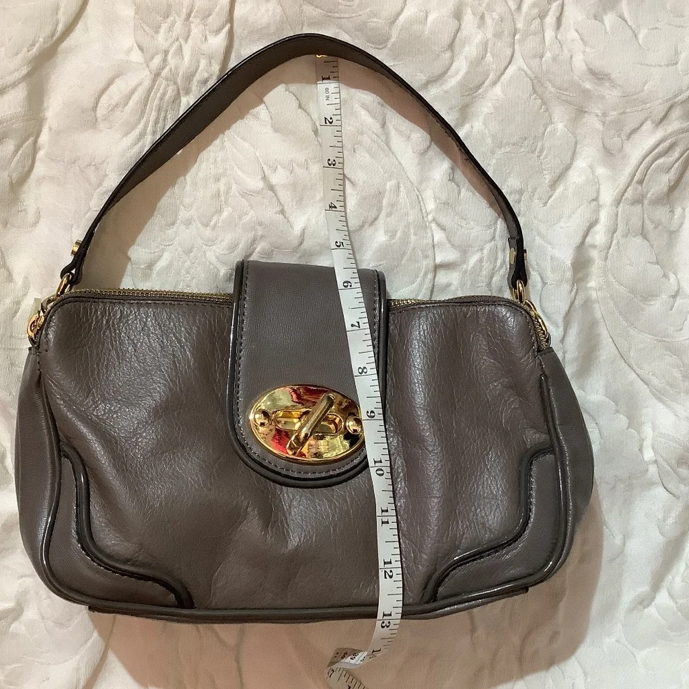 Antonio Melani hand shoulder dark gray purse - Picture 13 of 16